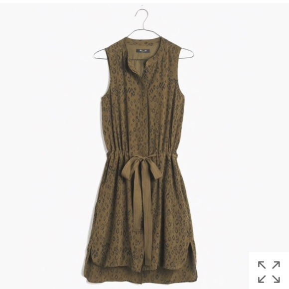 • Madewell • Silk Playa Dress in Leopard Fade XS - Picture 3 of 5